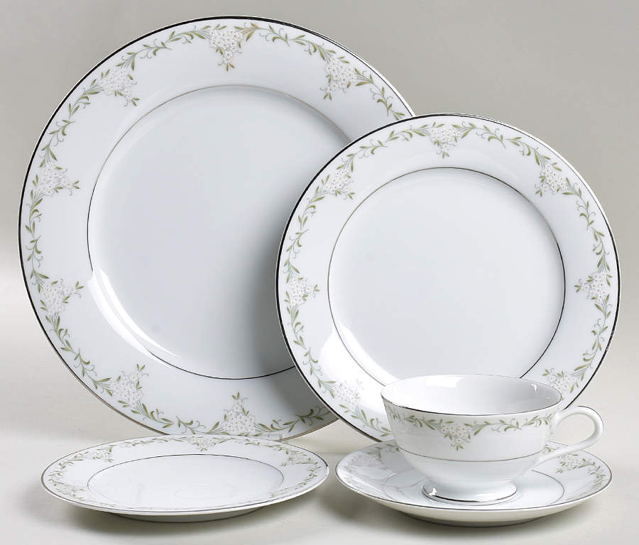 Elisa 5 Piece Place Setting by Rose (Japan)-1