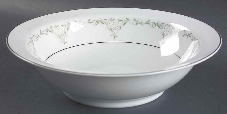 Elisa 9" Round Vegetable Bowl by Rose (Japan)-1