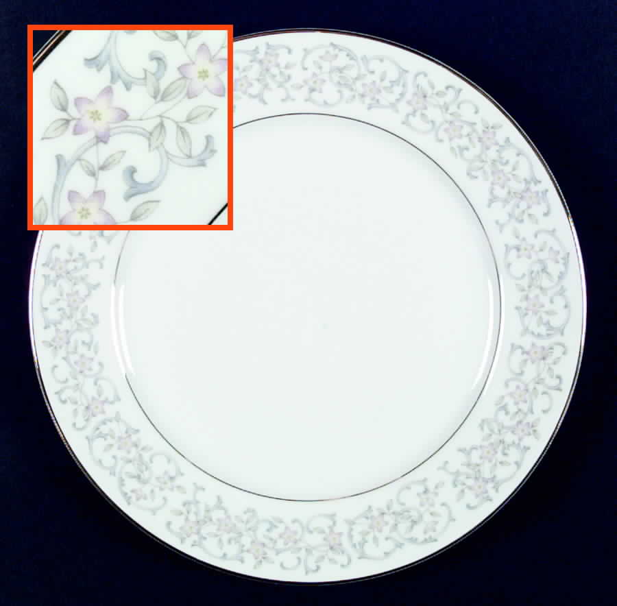 Fairview Dinner Plate by Rose (Japan)-1