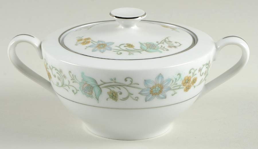Floris Sugar Bowl & Lid by Rose (Japan)-1