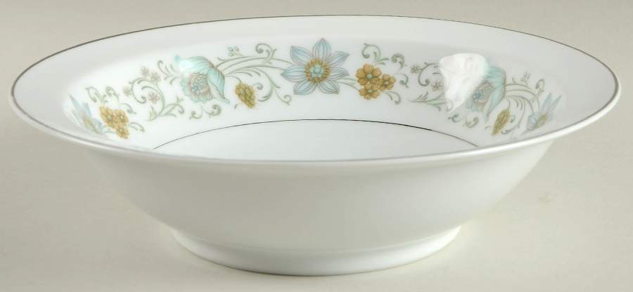 Floris 9" Round Vegetable Bowl by Rose (Japan)-1