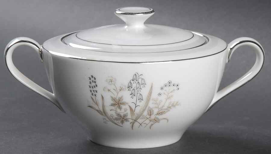 Guilford Sugar Bowl & Lid by Rose (Japan)-1