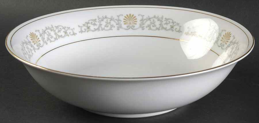 Joyce 9" Round Vegetable Bowl by Rose (Japan)-1