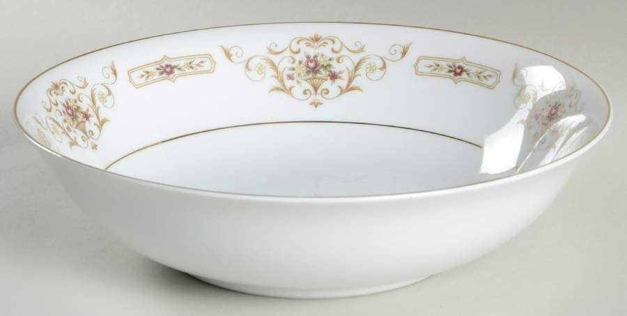 Kathy 9" Round Vegetable Bowl by Rose (Japan)-1