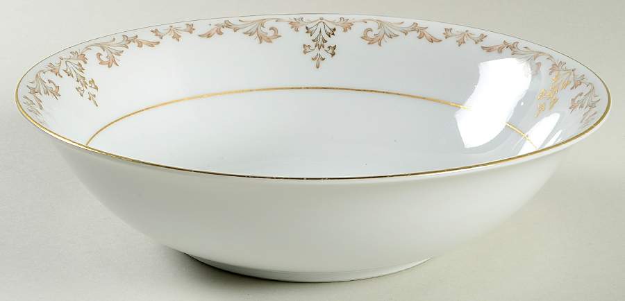Kendell 9" Round Vegetable Bowl by Rose (Japan)-1