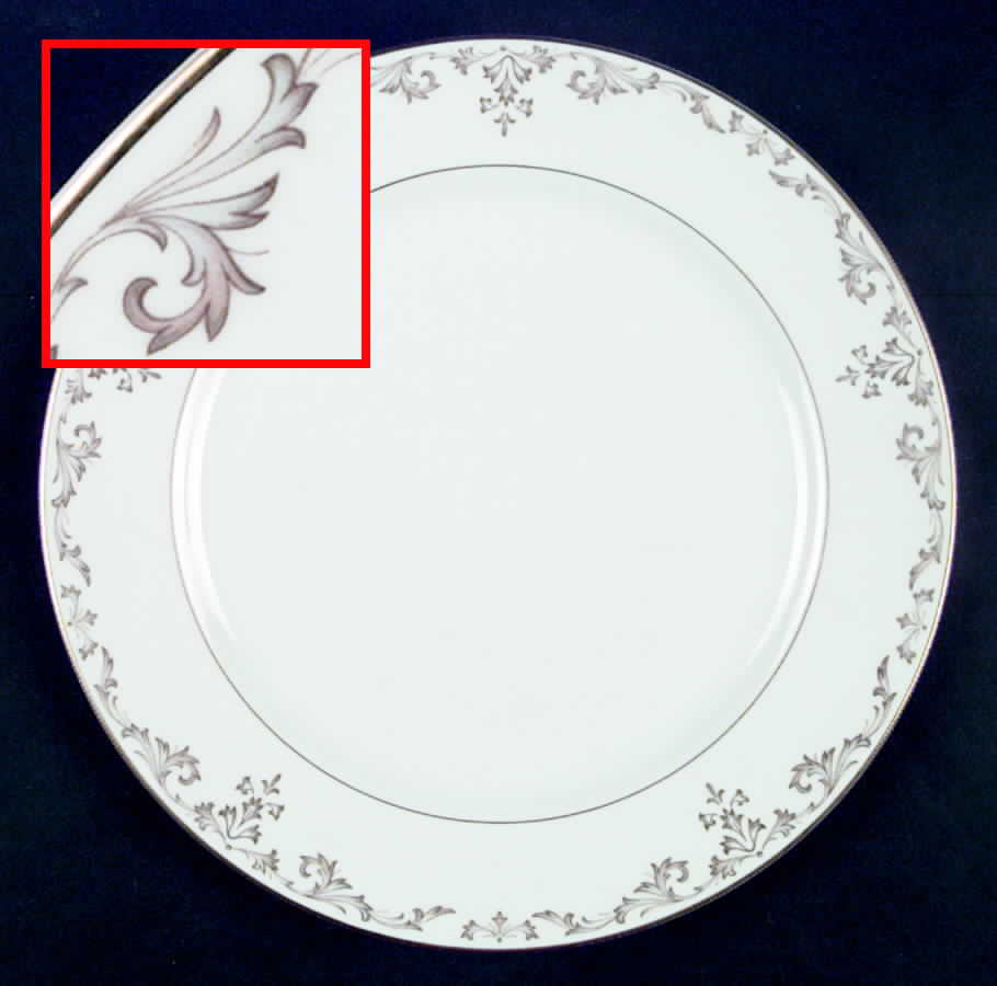 Kendell Dinner Plate by Rose (Japan)-1