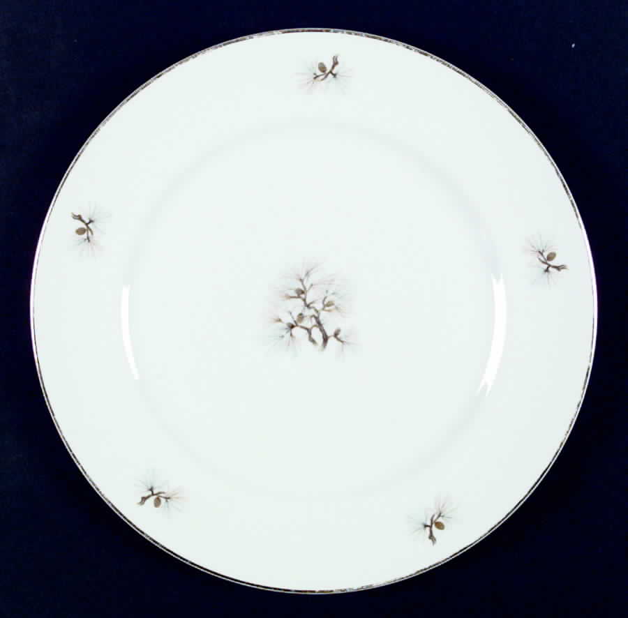 Misty Pine Dinner Plate by Rose (Japan)-1