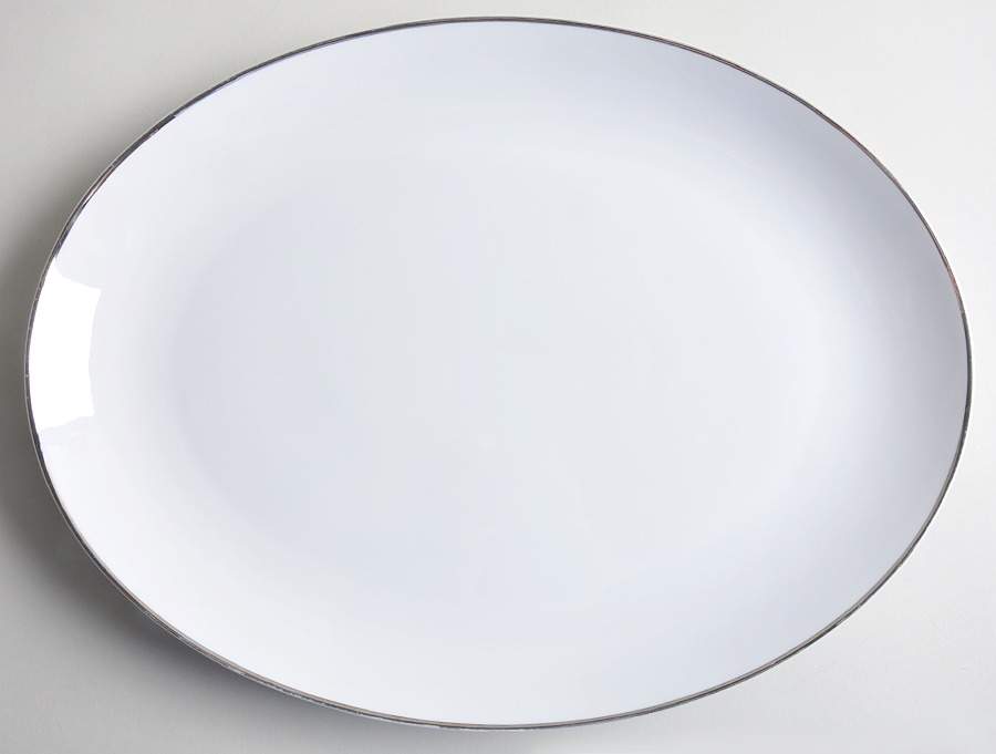 Moon Light 16" Oval Serving Platter by Rose (Japan)-1