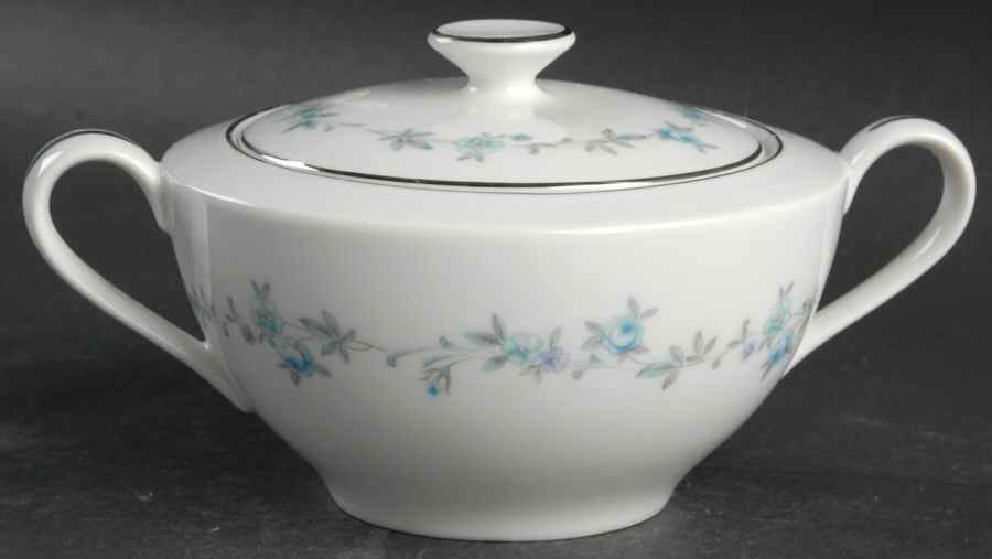 Olga Sugar Bowl & Lid by Rose (Japan)-1