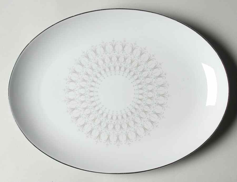 Pisa 12" Oval Serving Platter by Rose (Japan)-1