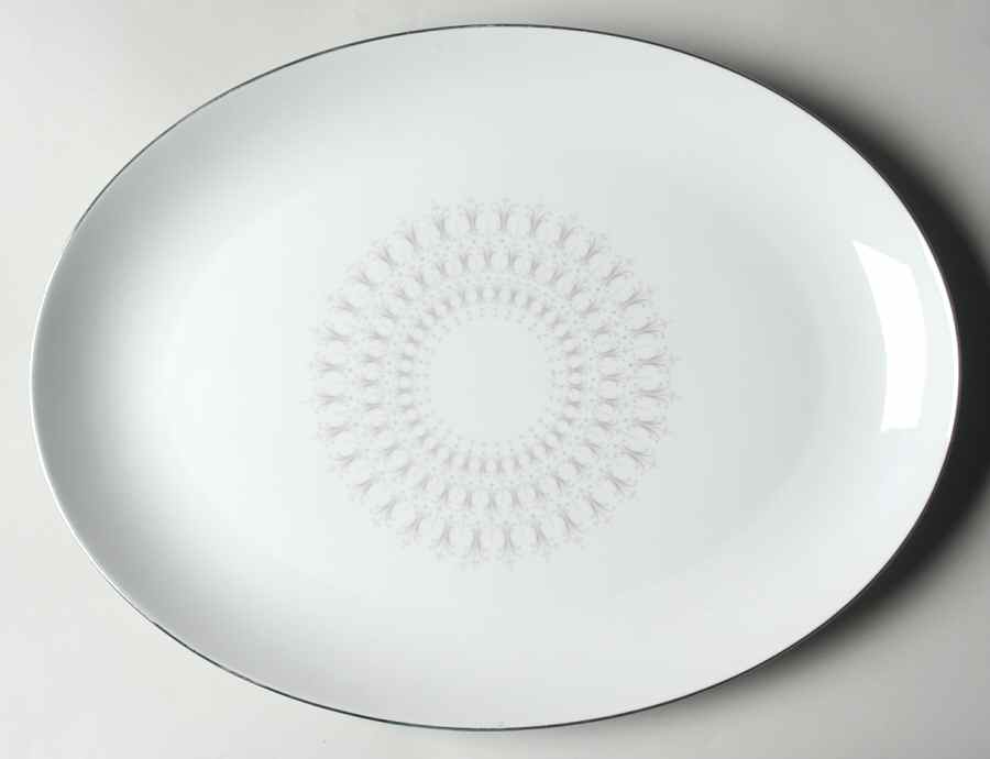 Pisa 16" Oval Serving Platter by Rose (Japan)-1