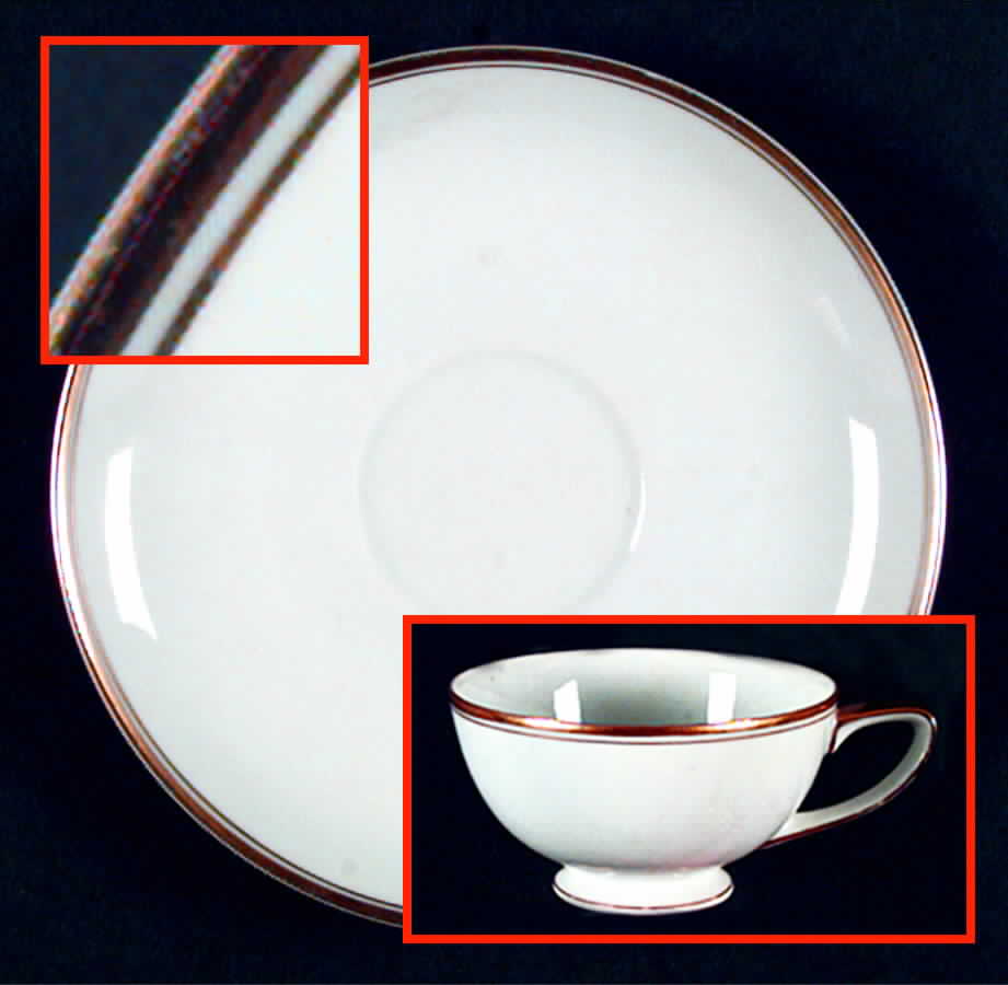Regency Footed Cup & Saucer Set by Rose (Japan)-1