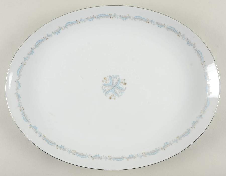 Ridgeway 16" Oval Serving Platter by Rose (Japan)-1
