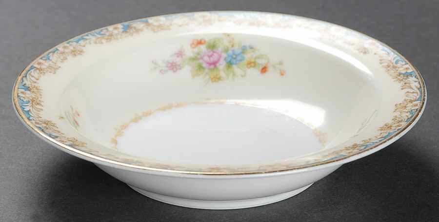 RO1 Rim Fruit/Dessert (Sauce) Bowl by Rose (Japan)-1