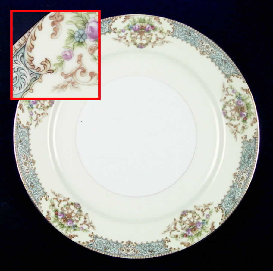 RO24 Dinner Plate by Rose (Japan)-1