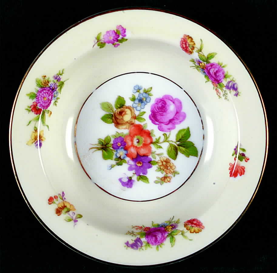 RO9 Rim Fruit/Dessert (Sauce) Bowl by Rose (Japan)-1