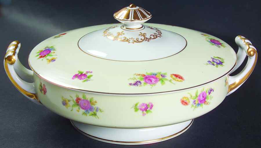 RO9 Round Covered Vegetable by Rose (Japan)-1
