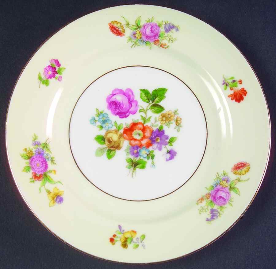 RO9 Bread & Butter Plate by Rose (Japan)-1