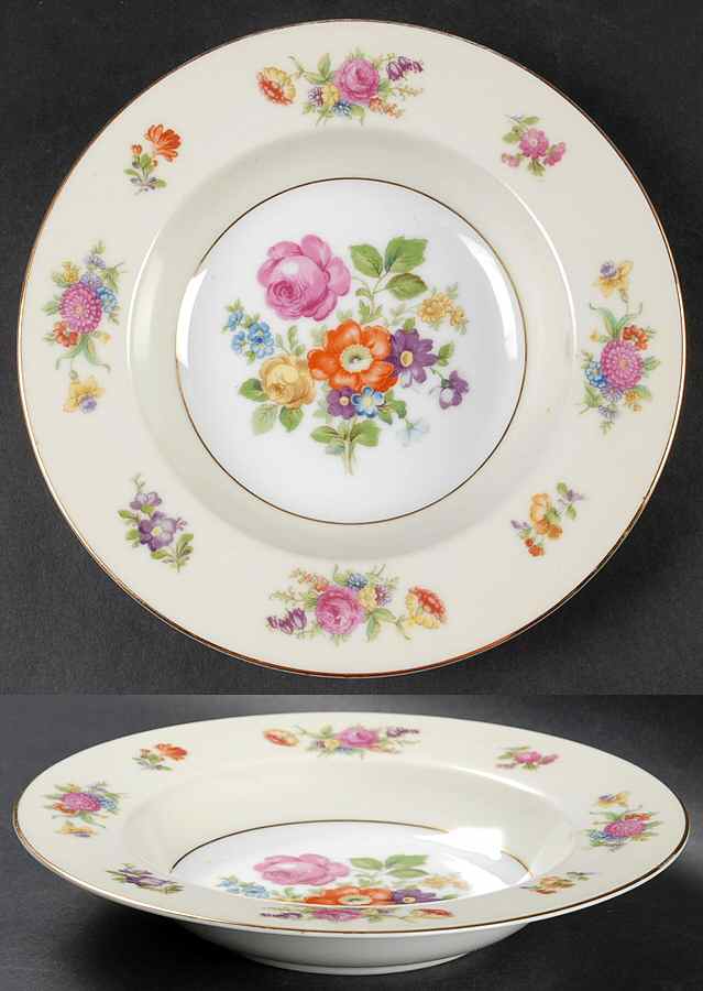 RO9 Rim Soup Bowl by Rose (Japan)-1