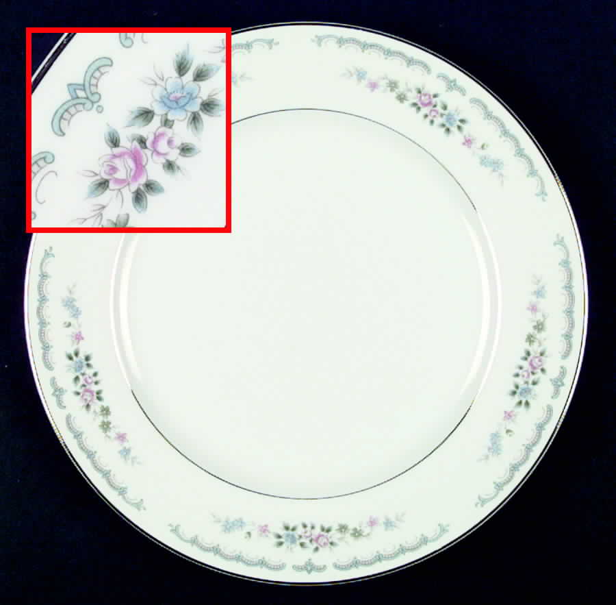 Rose Villa Dinner Plate by Rose (Japan)-1