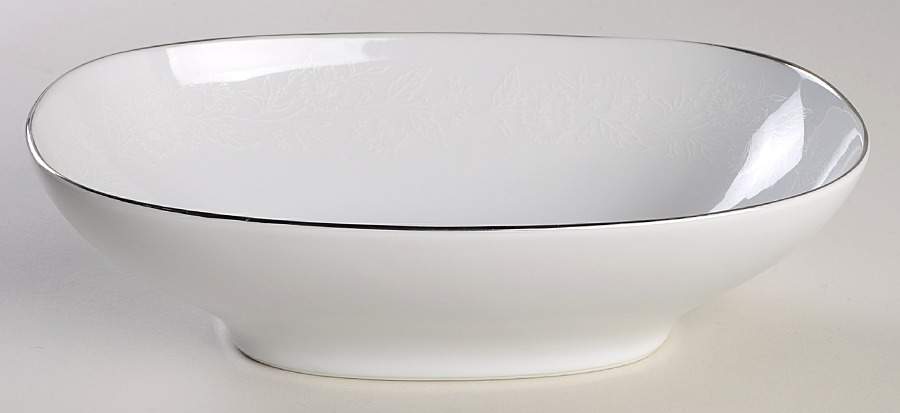 Serena 9" Oval Vegetable Bowl by Rose (Japan)-1