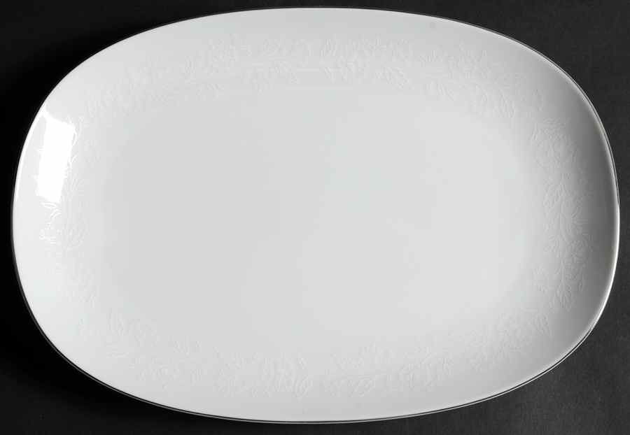 Serena 13" Oval Serving Platter by Rose (Japan)-1