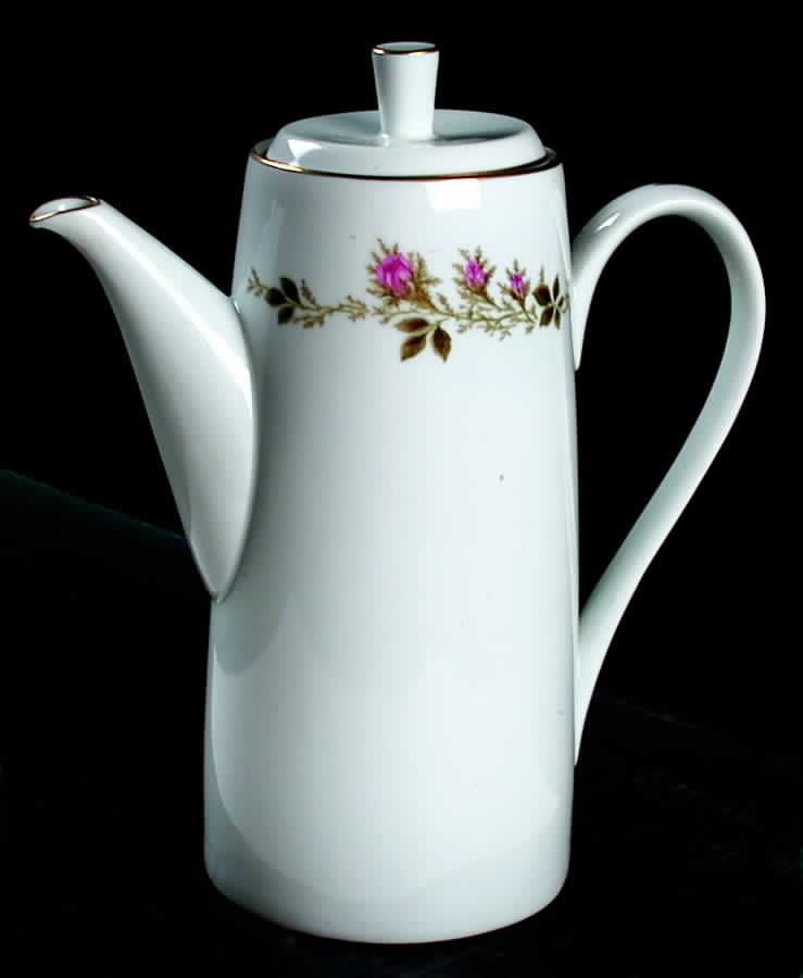 Sierra Rose Coffee Pot & Lid by Rose (Japan)-1