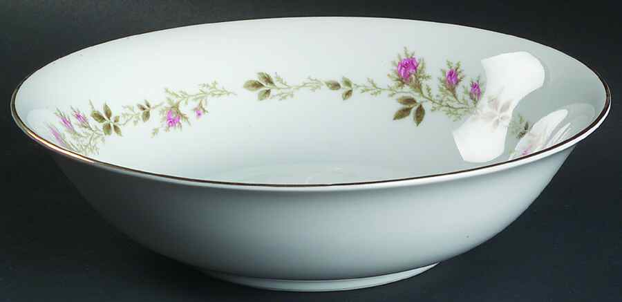 Sierra Rose 9" Round Vegetable Bowl by Rose (Japan)-1