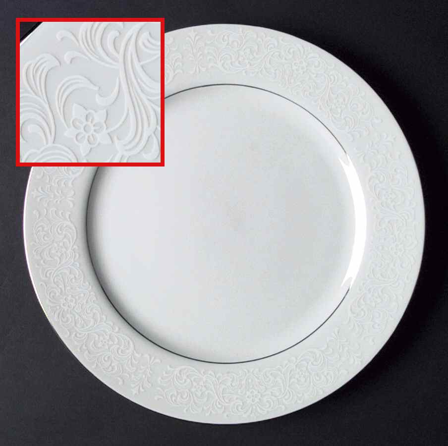 Spanish Lace Dinner Plate by Rose (Japan)-1