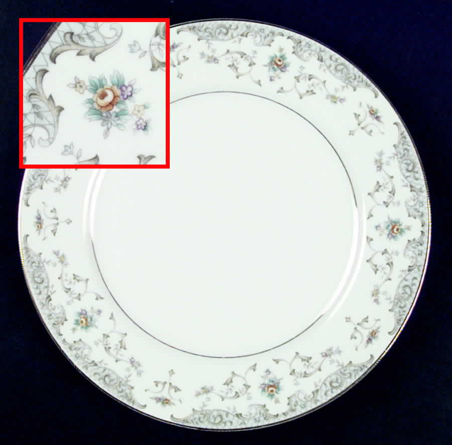 Weston Dinner Plate by Rose (Japan)-1