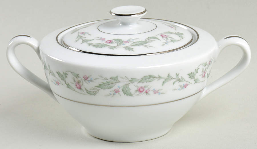 Westbury Sugar Bowl & Lid by Rose (Japan)-1