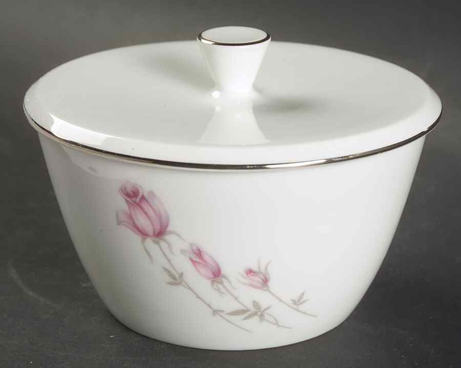 We Three Sugar Bowl & Lid by Rose (Japan)-1