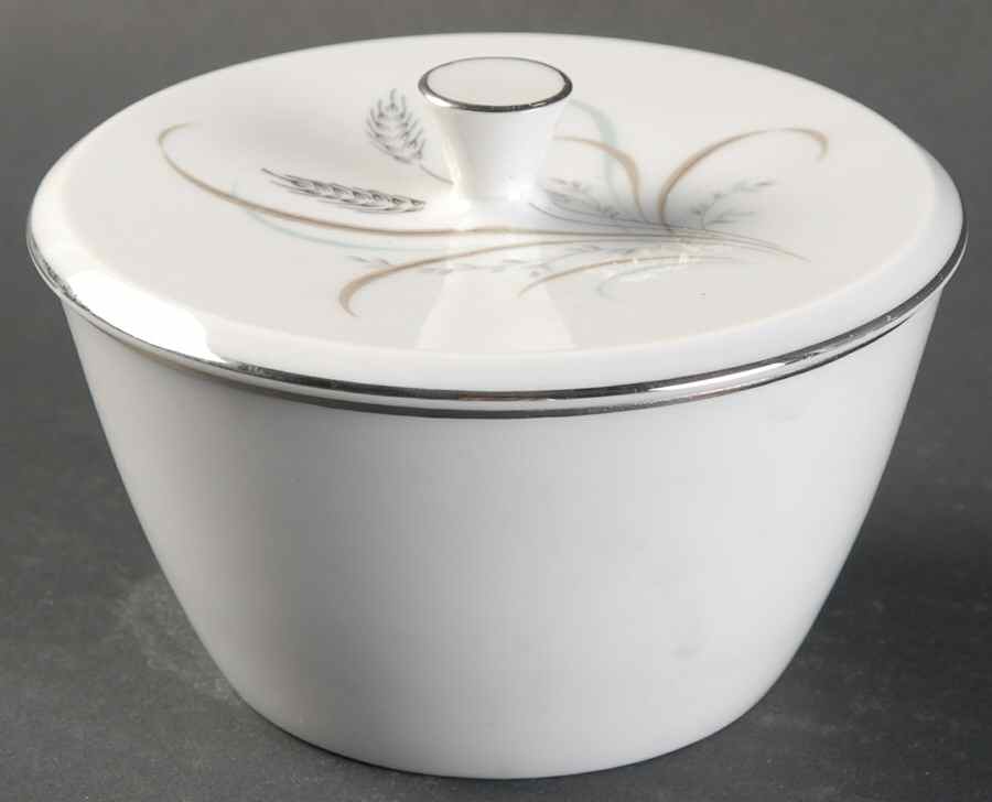 Wheatland Sugar Bowl & Lid by Rose (Japan)-1