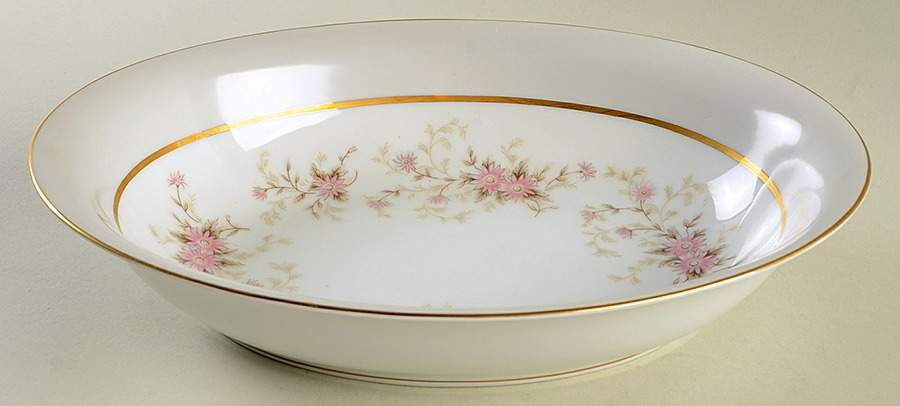Winthrop 10" Oval Vegetable Bowl by Rose (Japan)-1