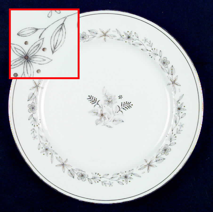 Wynne Salad Plate by Rose (Japan)-1