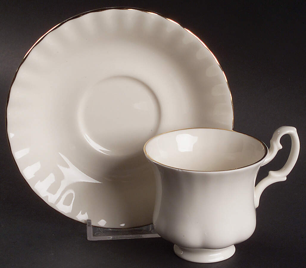 Affinity Gold Footed Demitasse Cup & Saucer Set by Royal Albert-1