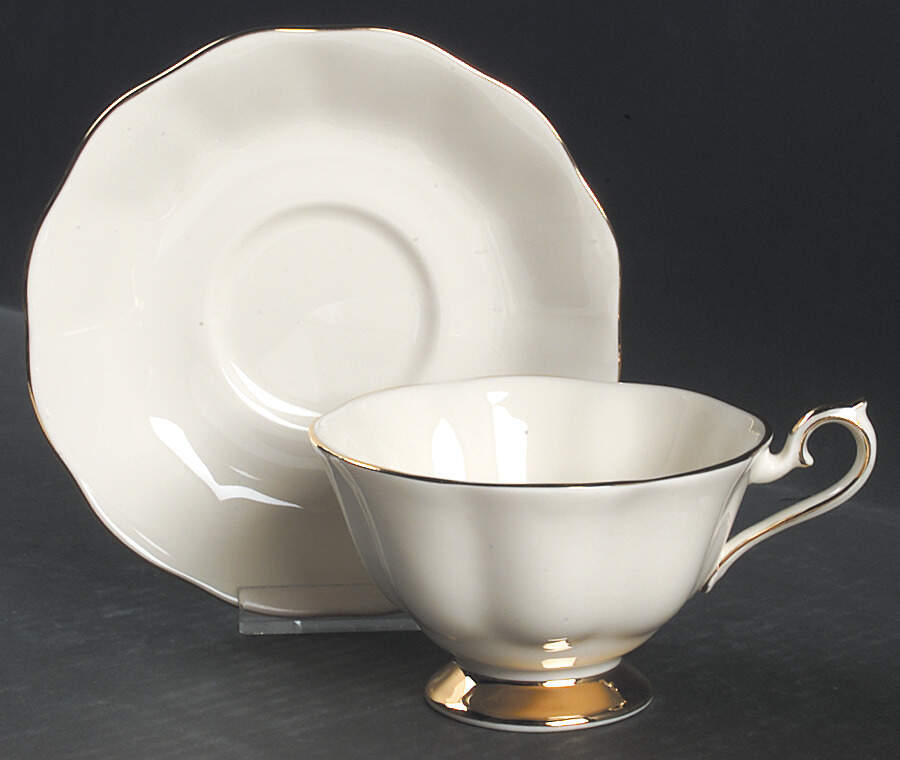 Affinity Gold Footed Cup & Saucer Set by Royal Albert-1