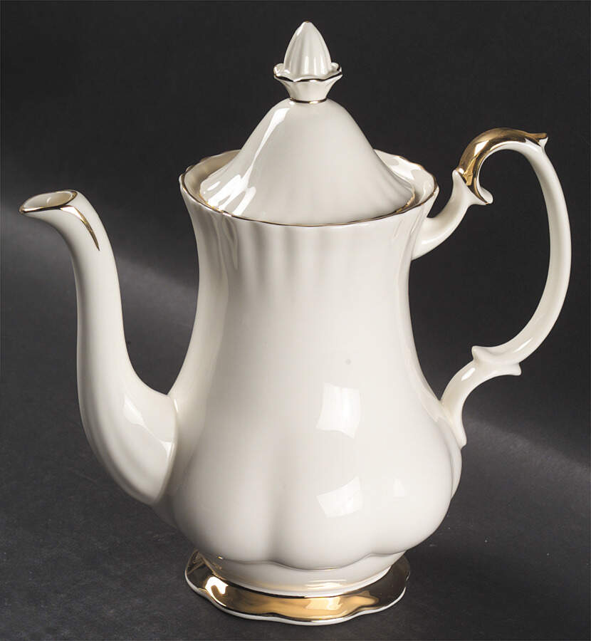 Affinity Gold Small Coffee Pot & Lid by Royal Albert-1