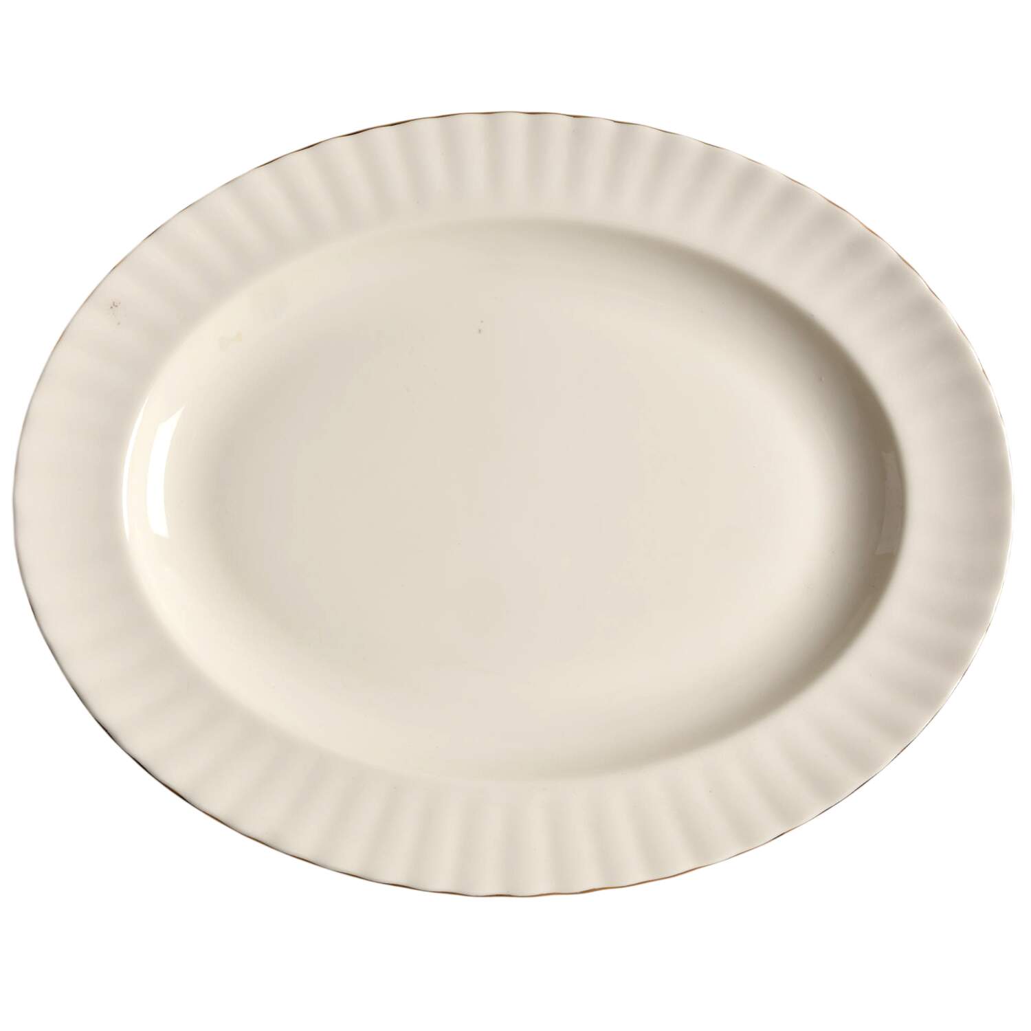 Affinity Gold 13" Oval Serving Platter by Royal Albert-1