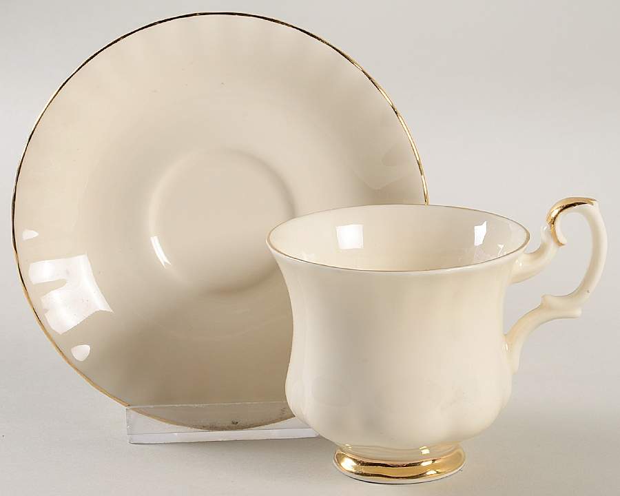 Affinity Gold Footed Demitasse Cup & Saucer Set by Royal Albert-1