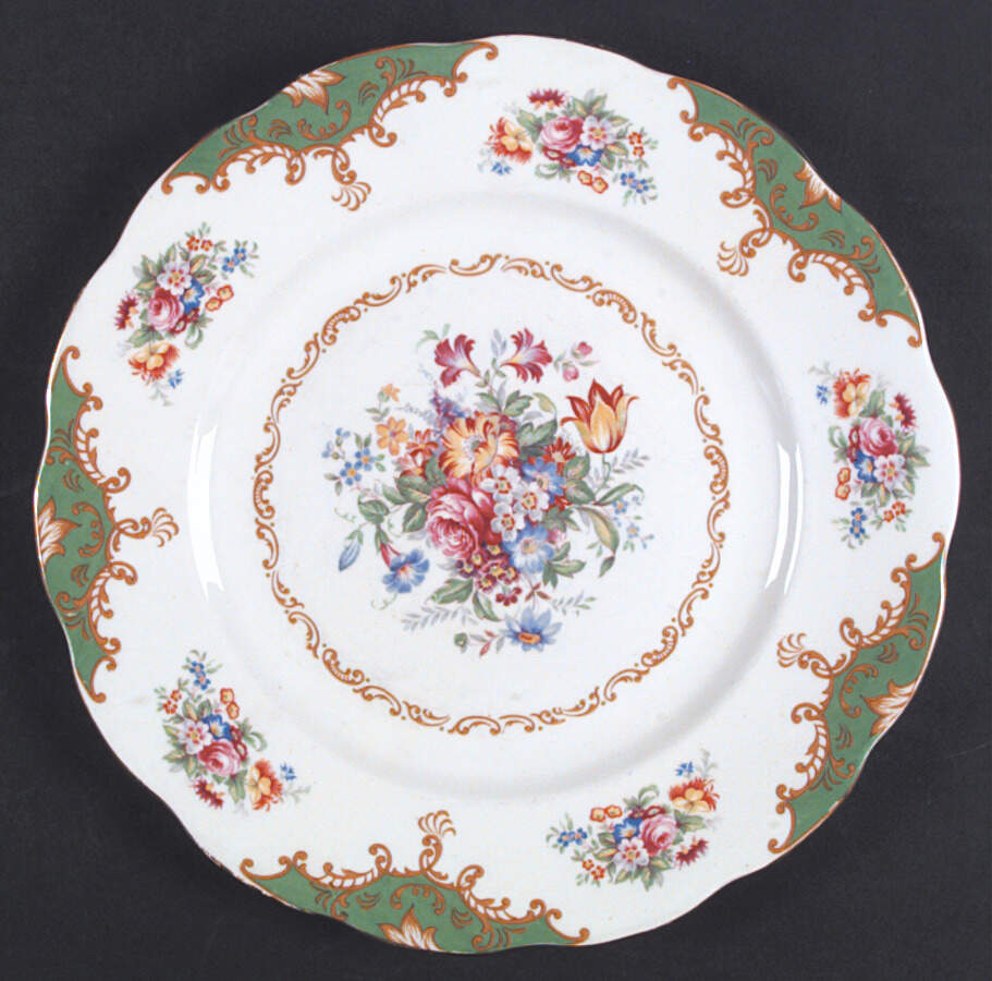 Albany Green Dinner Plate by Royal Albert-1