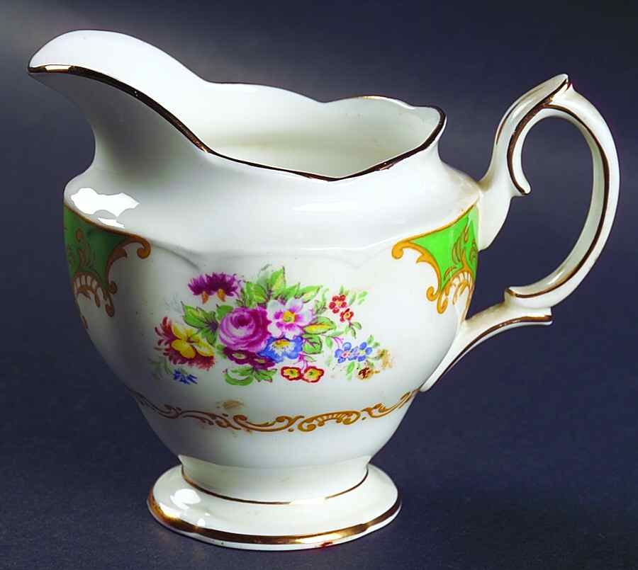Albany Green Creamer by Royal Albert-1