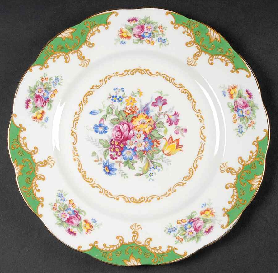 Albany Green Dinner Plate by Royal Albert-1