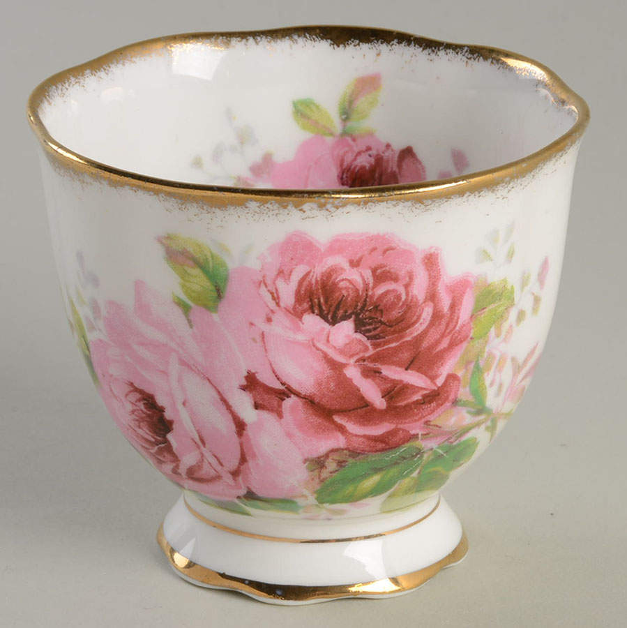 American Beauty (White Background) Open Sugar Bowl by Royal Albert-1