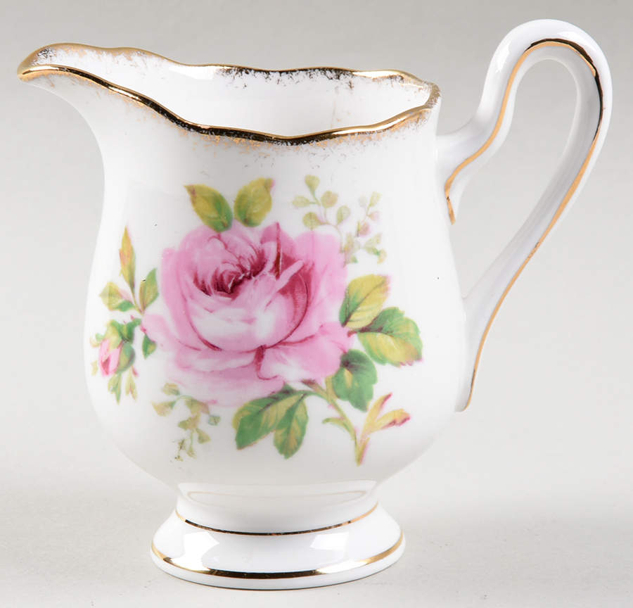 American Beauty (White Background) Mini Creamer by Royal Albert-1