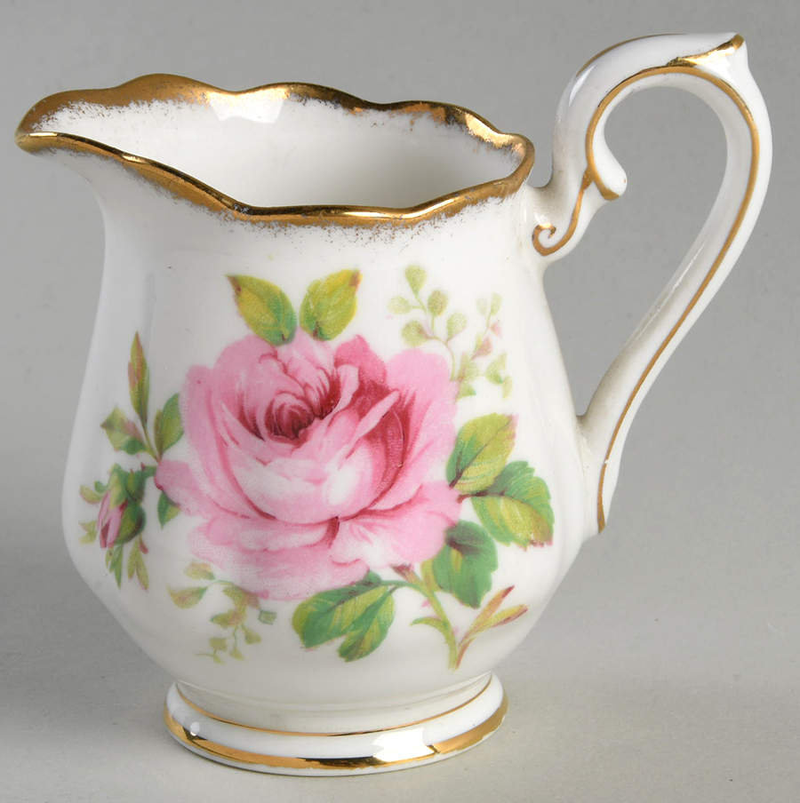American Beauty (White Background) Mini Creamer by Royal Albert-1