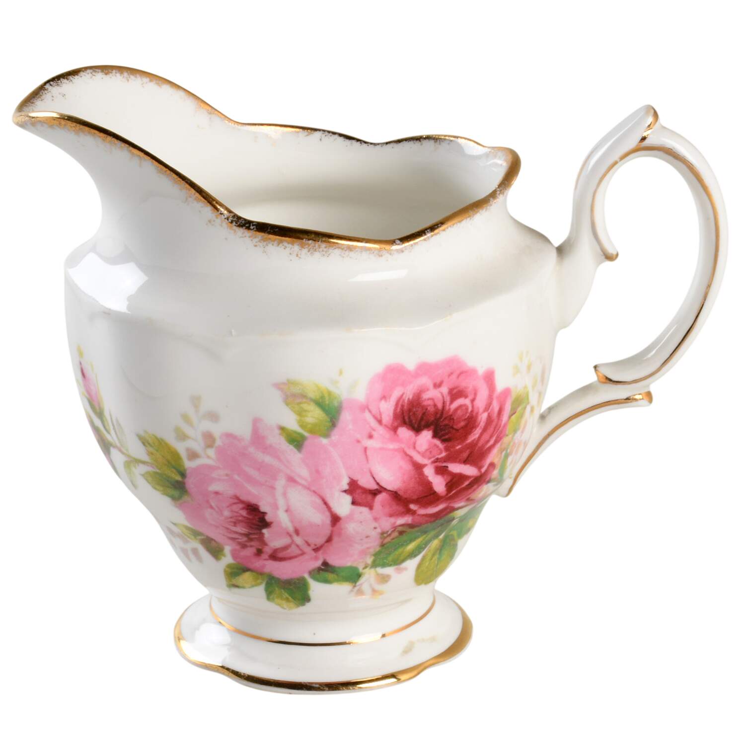 American Beauty (White Background) Creamer by Royal Albert-1
