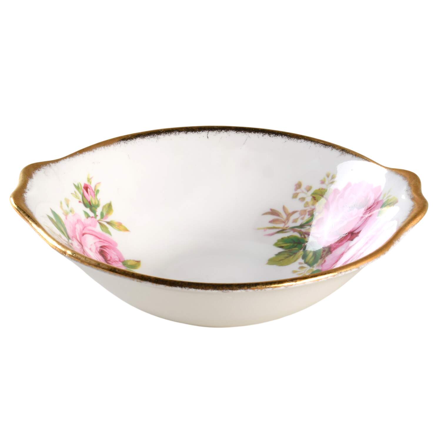 American Beauty (White Background) Lugged Cereal Bowl by Royal Albert-1