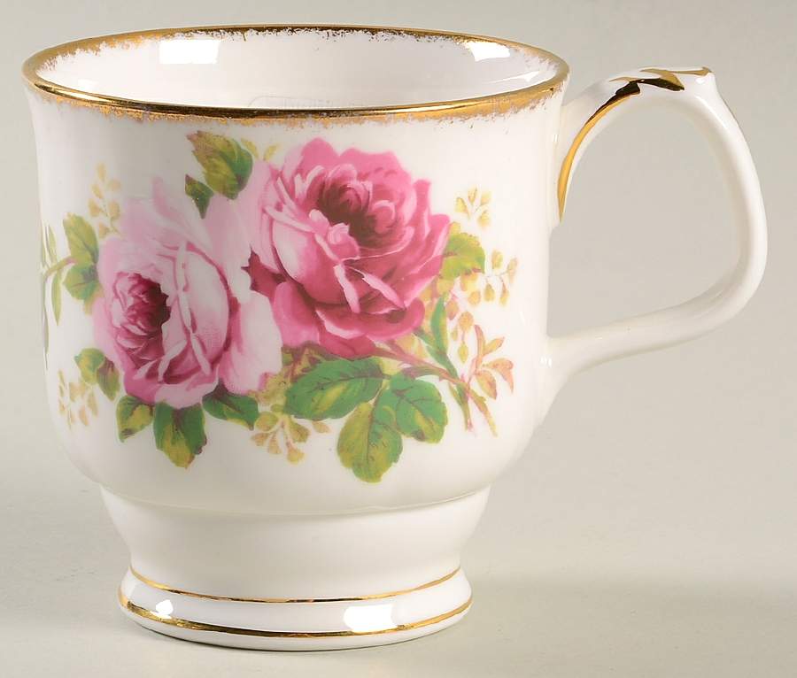 American Beauty (White Background) Mug by Royal Albert-1