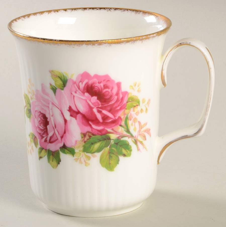 American Beauty (White Background) Mug by Royal Albert-1
